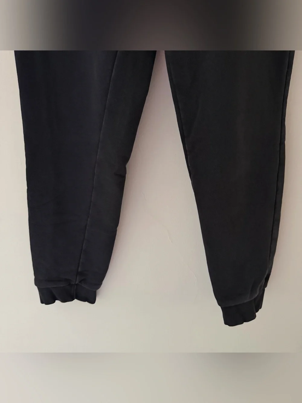 Adidas Original Trefoil Slim Fit Joggers Sweatpants Black Primegreen Size XS